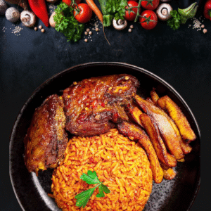 Jollof & Fried Plantain